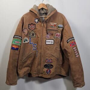 Vintage carhartt tan coat